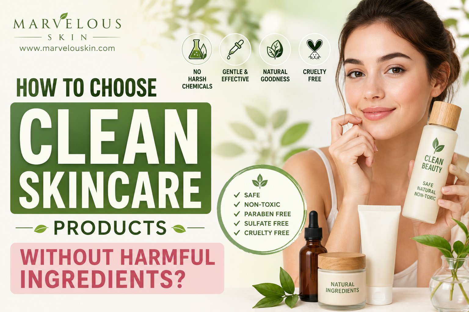 How to Choose Clean Skincare Products Without Harmful Ingredients?