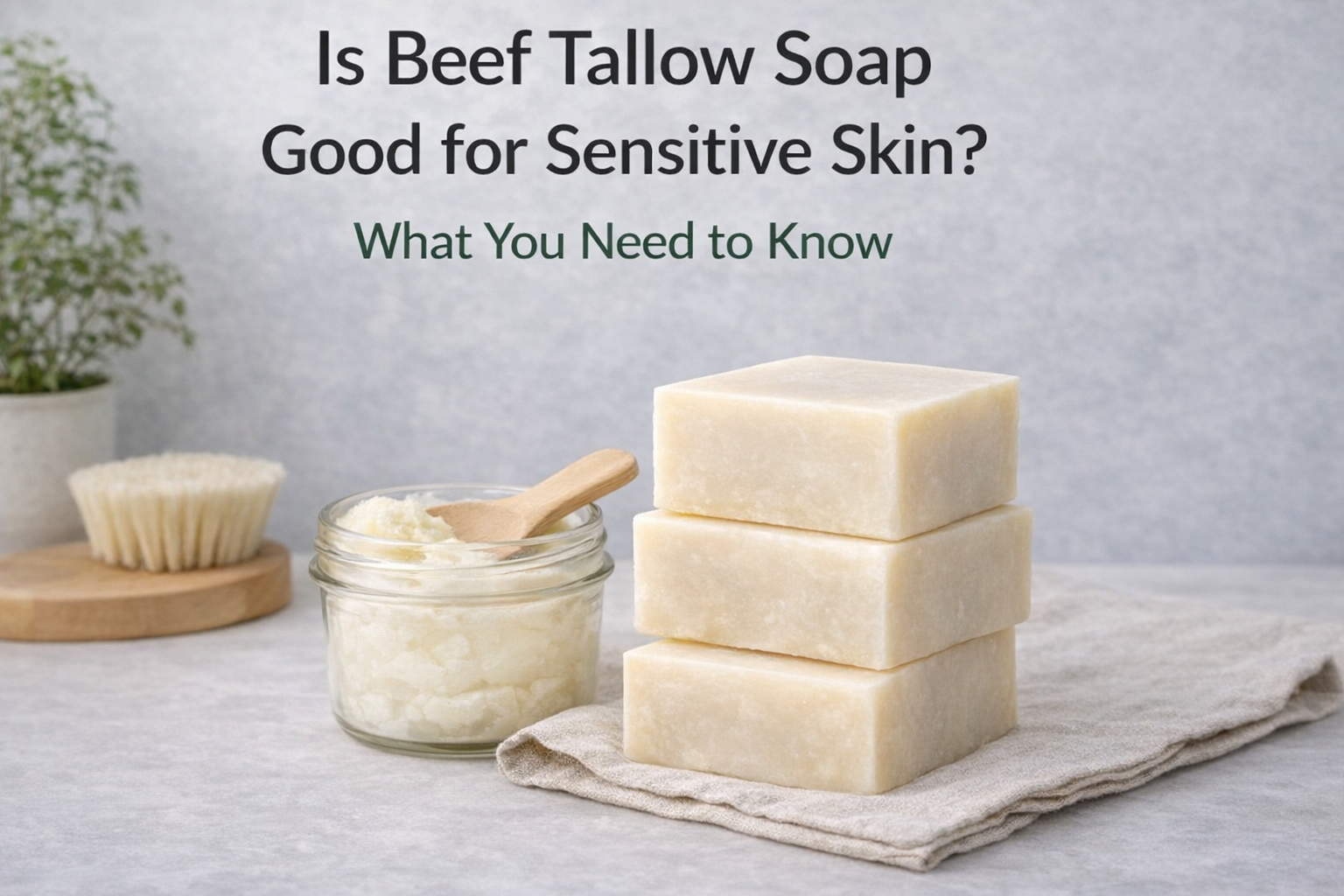 Is Beef Tallow Soap Good for Sensitive Skin?