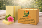 Geranium  Homemade Grass Fed Beef Tallow Soap