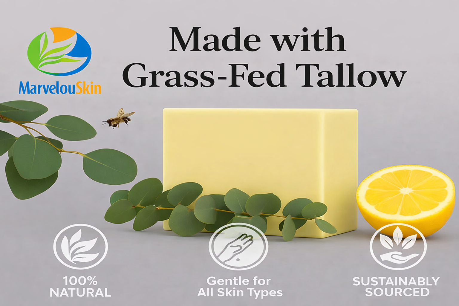 Made Grass Fed Tallow Soap