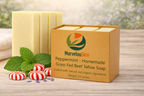 Peppermint  Homemade Grass Fed Beef Tallow Soap